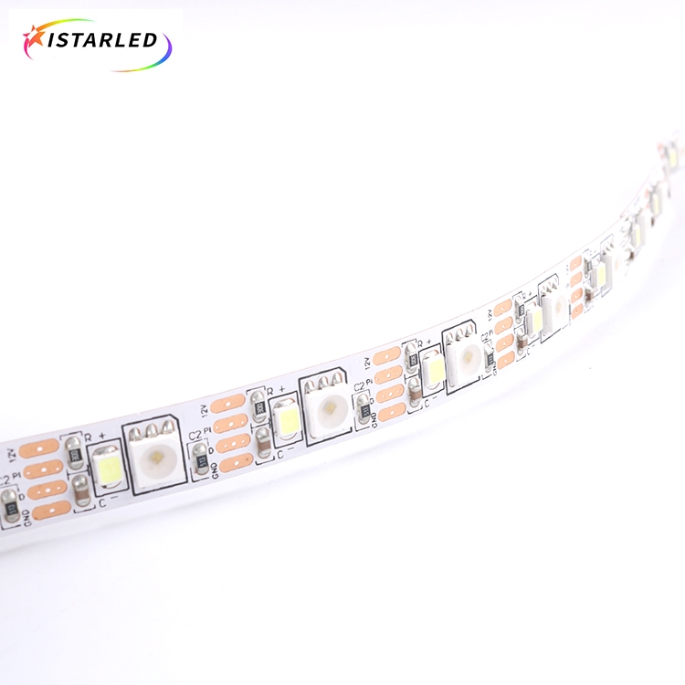 12v DMX RGBW 50 pixels addressable flexible led strip