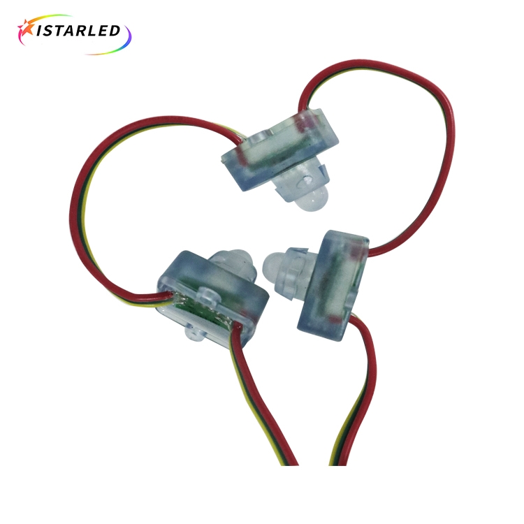 12mm 5V flat ws2811 ucs1903 rgb pixel Christmas led string light