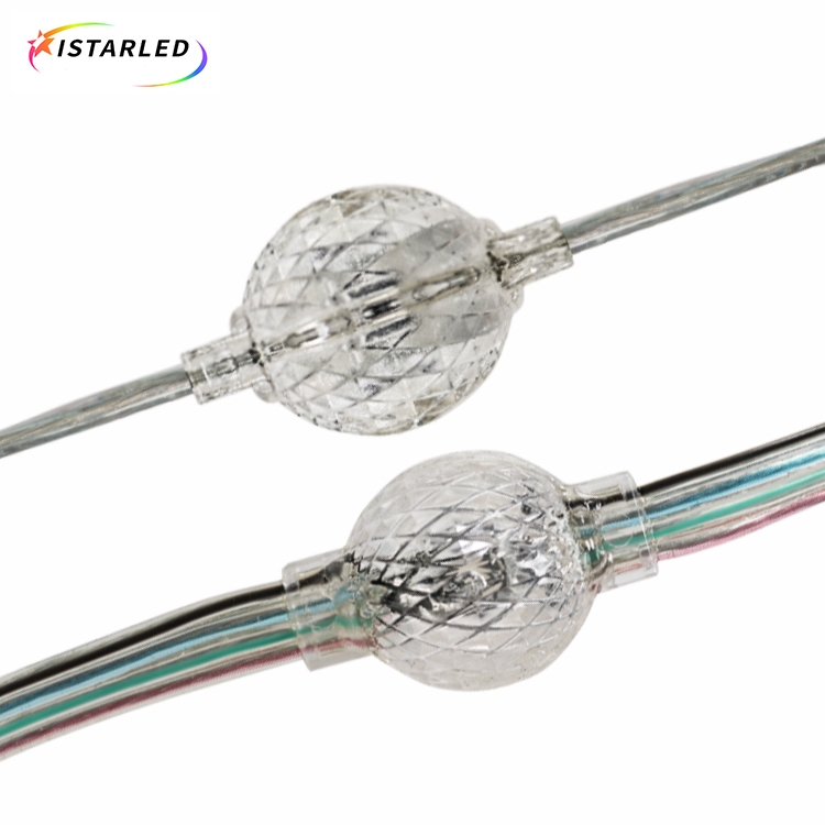 22mm pianapple 3D 360degree rgb pixel led light