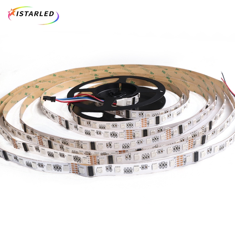 24v dmx 60leds 10pixels rgb digital led strip