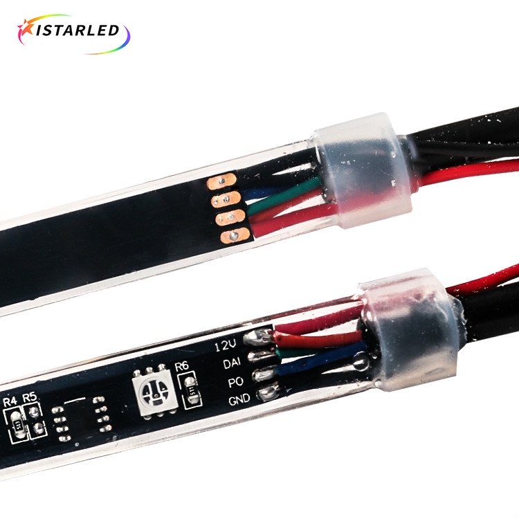 12v dmx512 30led 10pixels rgb pixel digital led strip