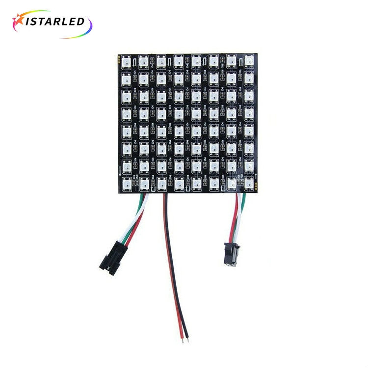 Flexible SK6812 WS2812B 8x8 64 RGB LED Matrix