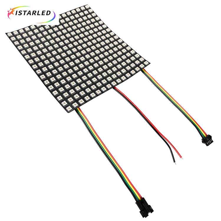Flexible APA102C SK9822 16x16 256 RGB LED Matrix