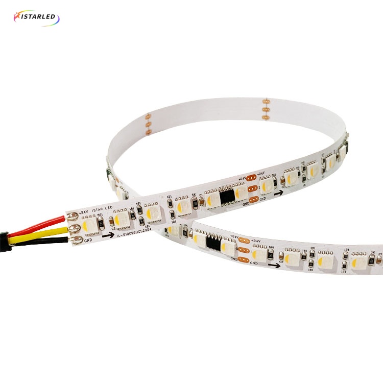 16bits high grey level UCS8904 96leds RGBW 24V strip light