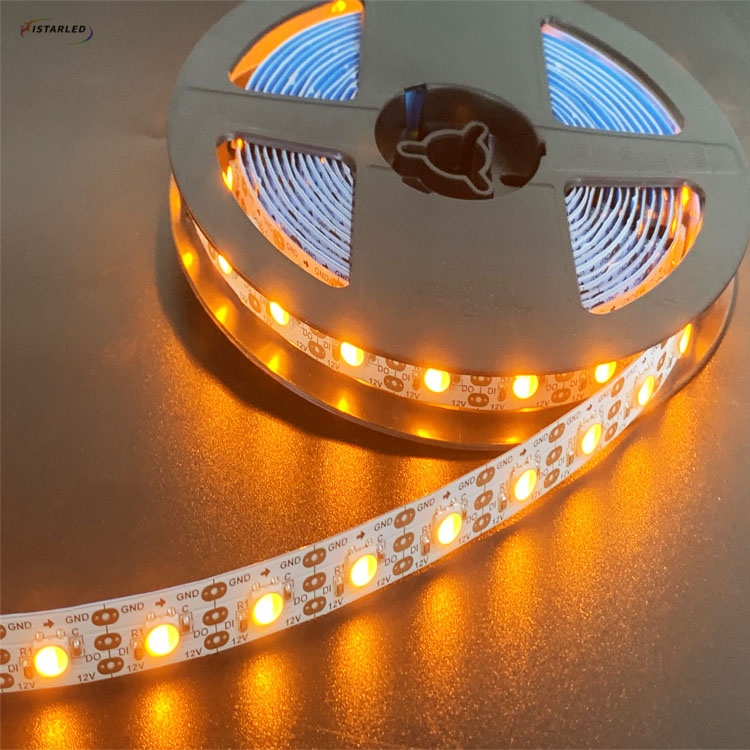 12V Addressable WWA White 60led 60pixel strips with RA>90
