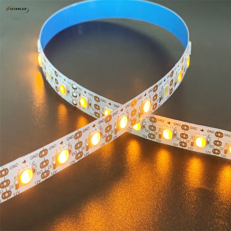 12V Addressable WWA White 60led 60pixel strips with RA>90