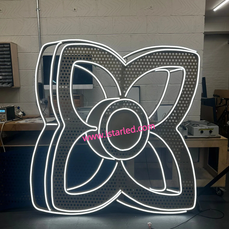 Side View 12*12MM Neon tube light project